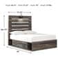 Ashley Drystan 5-Piece Full Storage Bedroom Set in Brown Rustic, Burnt Orange and Teal, , large