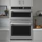 Cafe 30" Combination Double Wall Oven with Convection in Stainless Steel, , large