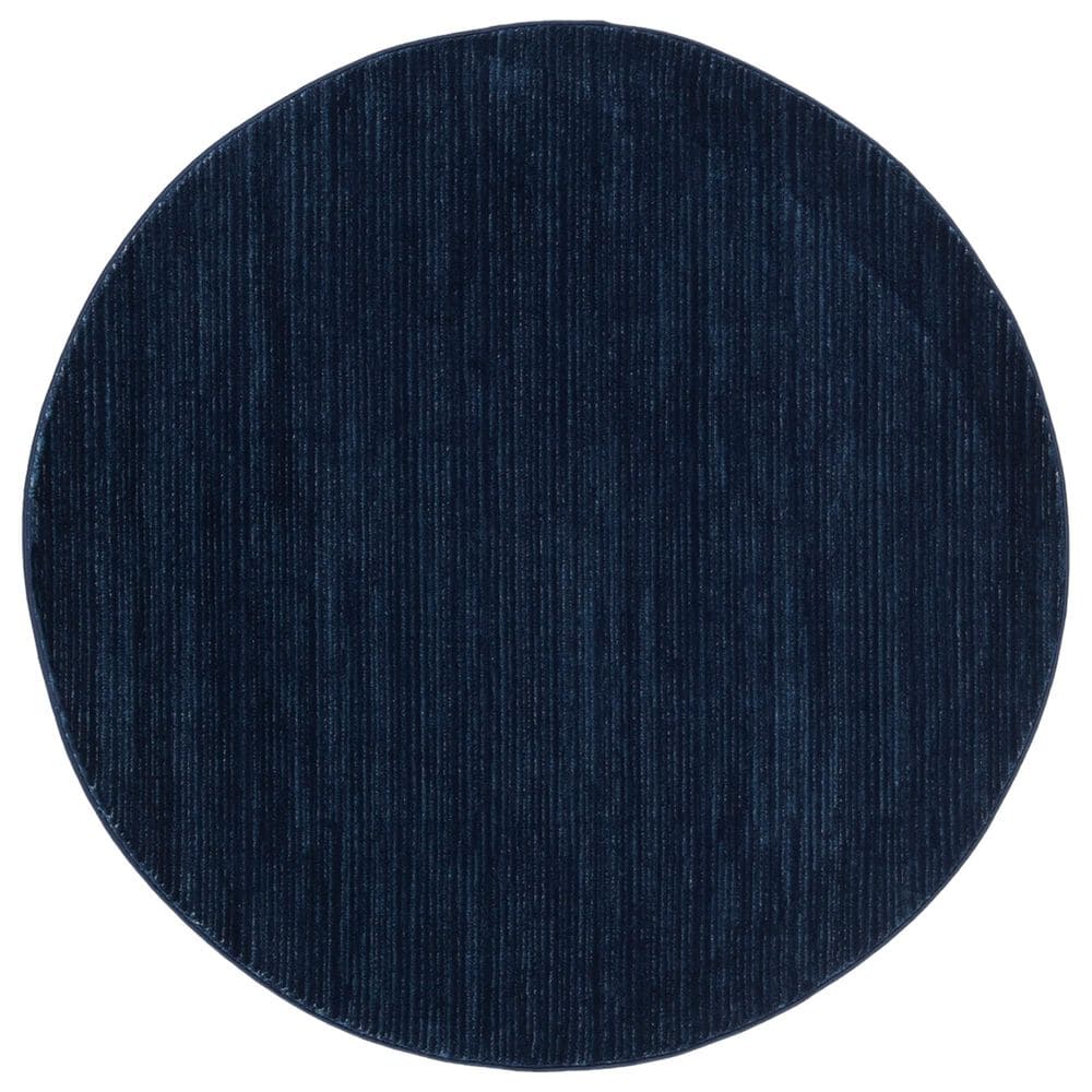 Safavieh Vision 8" Round Navy Area Rug, , large