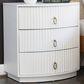 Linden Boulevard Ciarra 3-Drawer Nightstand in White, , large