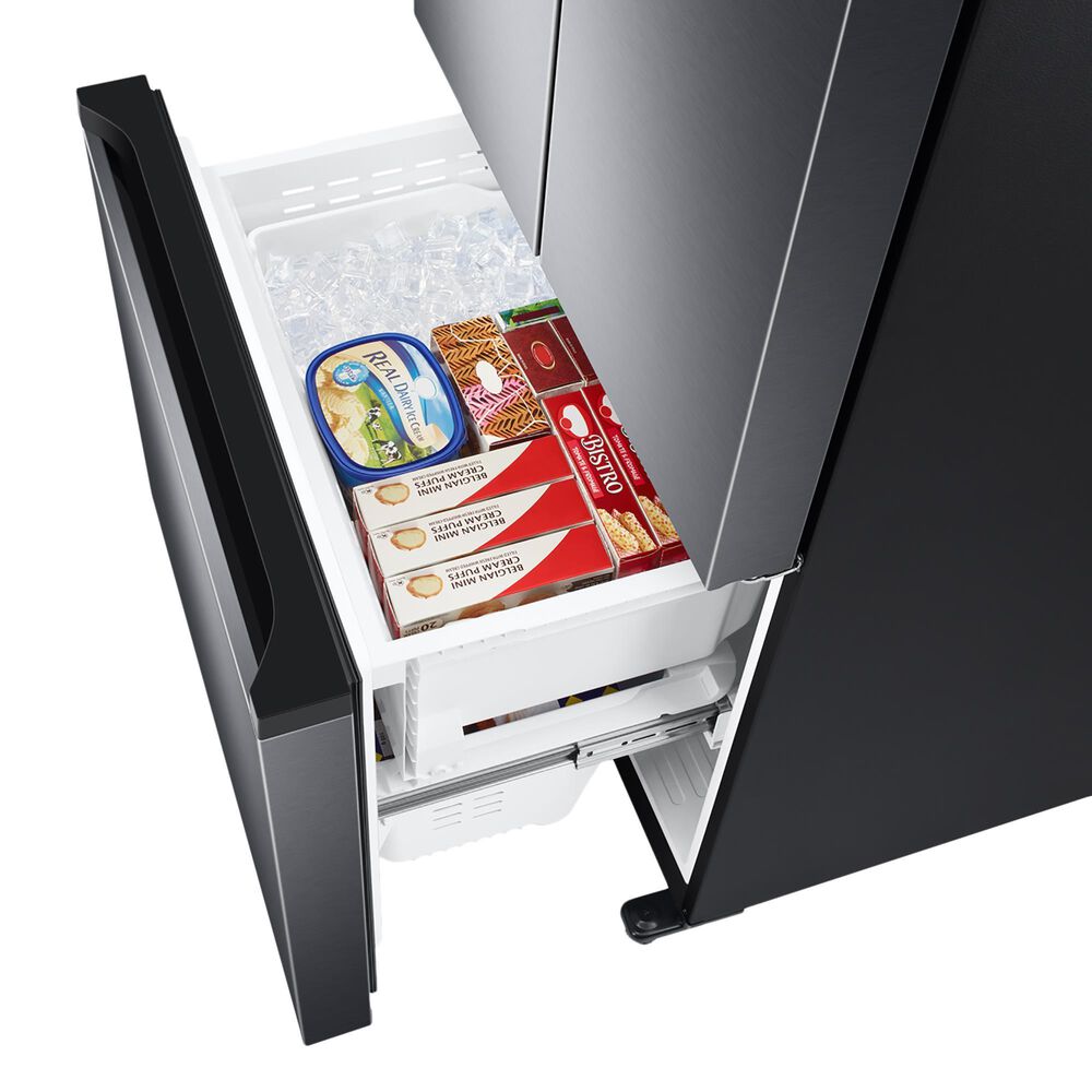 Samsung 17.5 Cu. Ft. French Door Refrigerator in Black Stainless Steel, , large