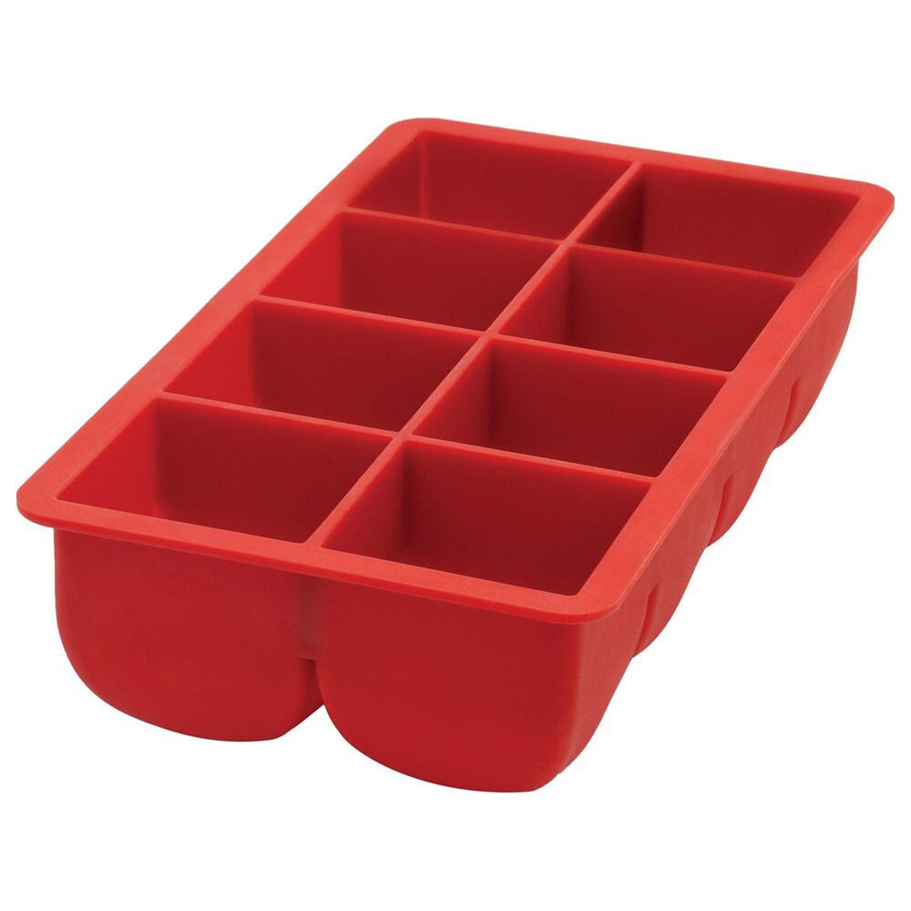 HIC Kitchen Big Block Ice Tray in Dark Red, , large