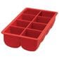 HIC Kitchen Big Block Ice Tray in Dark Red, , large