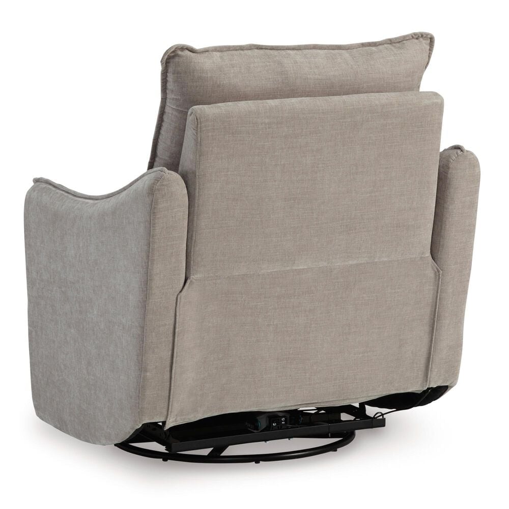 Ashley McBurg Swivel Power Recliner in Taupe, , large
