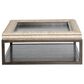 Vanguard Furniture Wayland Leather Square Wood Ottoman in Chestnut Havana, , large
