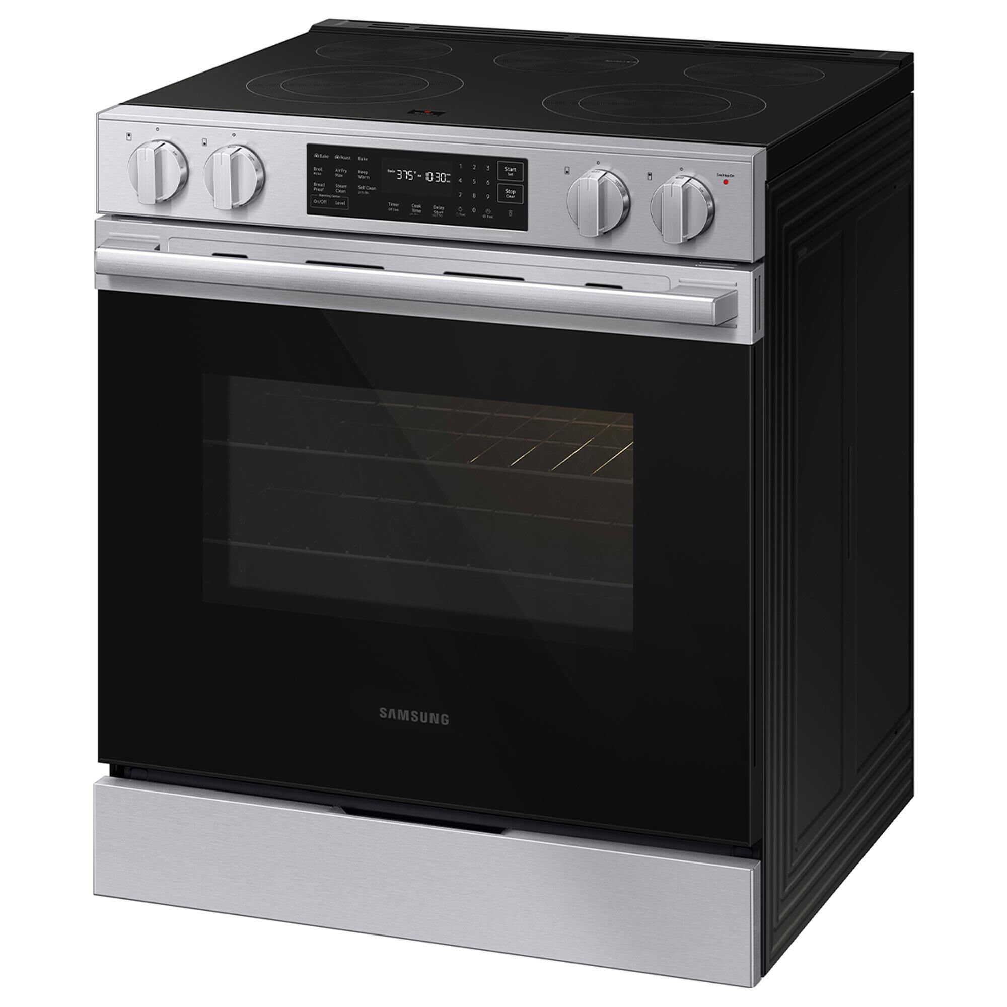 Samsung Bespoke 6.3 Cu. Ft. Smart Slide-In Electric Range with No