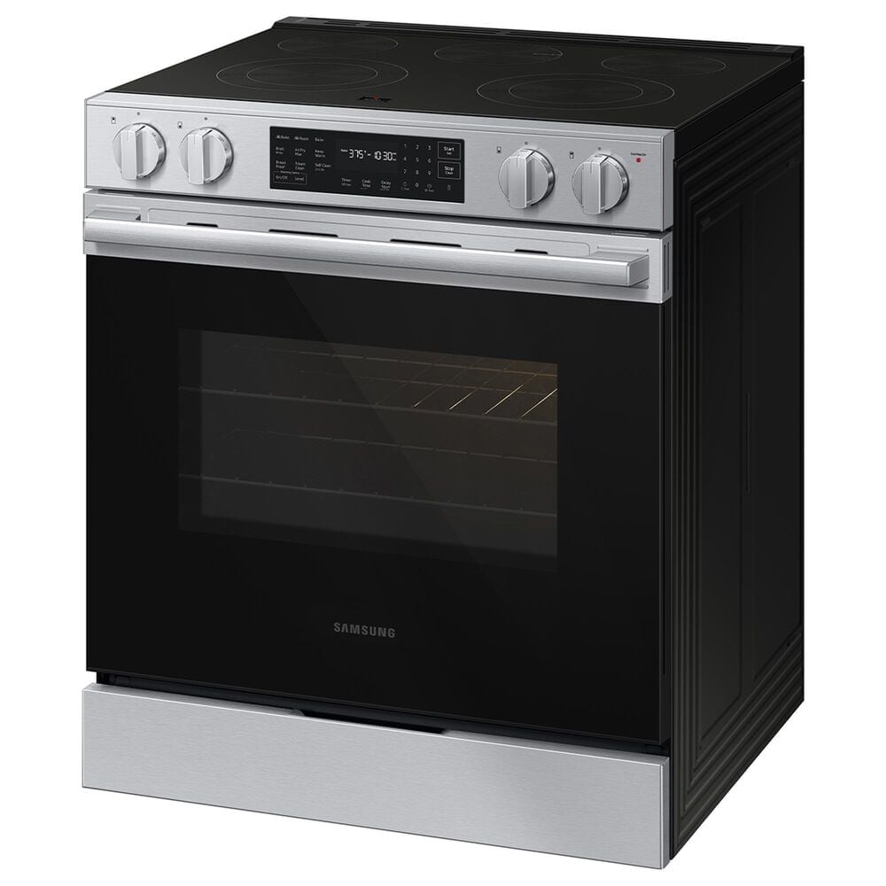 Samsung Bespoke 6.3 Cu. Ft. Smart Slide-In Electric Range with No-Preheat Air Fry Max in Stainless Steel, , large