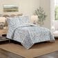 Peking Handicraft Sugar Mill Peacock 3-Piece Full/Queen Quilted Bedding Set in Light Blue, , large