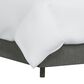 Skyline Furniture Queen Wingback Bed in Zuma Charcoal, , large