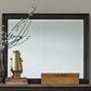 Belle Furnishings Americana Farmhouse Landscape Mirror in Dusty Black, , large