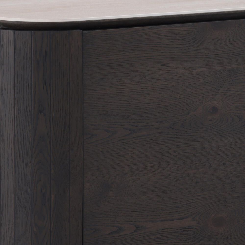 Monroe Edith-Skyler Buffet in Matte Beige and Matte Brown, , large