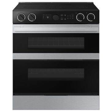 Samsung Bespoke Bespoke 6.3 Cu. Ft. Smart Slide-In Electric Range with Flex Duo in Stainless Steel, , large