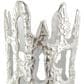 Maple and Jade 9" Abstract Drip Decorative Vase with Melting Designed Body in Silver, , large