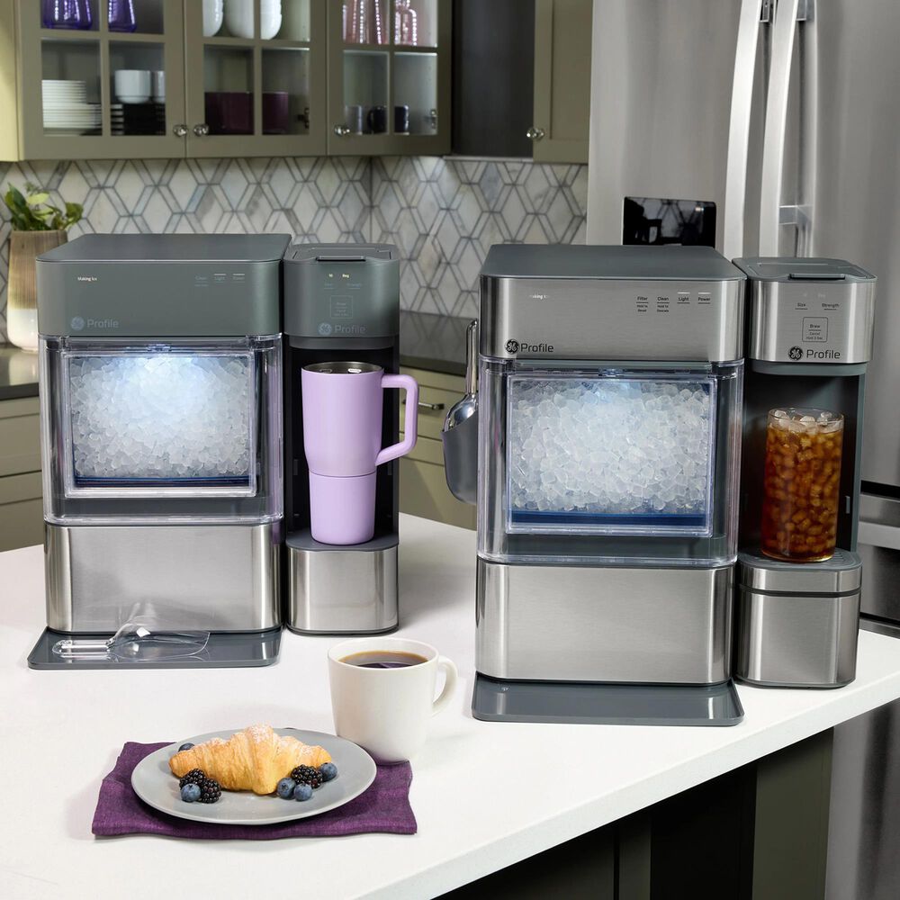 GE Profile Profile Coffee Maker with Opal in Stainless Steel and Gray, , large