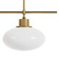 Hunter Getty Jasmine Roth 2-Light Linear Ceiling Light in Luxe Gold, , large