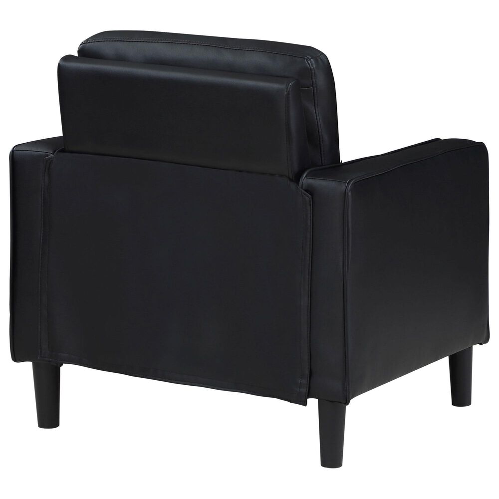 Coaster Ruth Accent Arm Chair in Black, , large