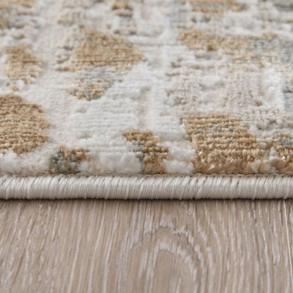 Feizy Waldor Animal Print Beige 6&#39;7&quot; x 9&#39;6&quot; Area Rug, , large