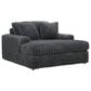 Ashley Midnight-Madness Oversized Chaise in Gunmetal, , large