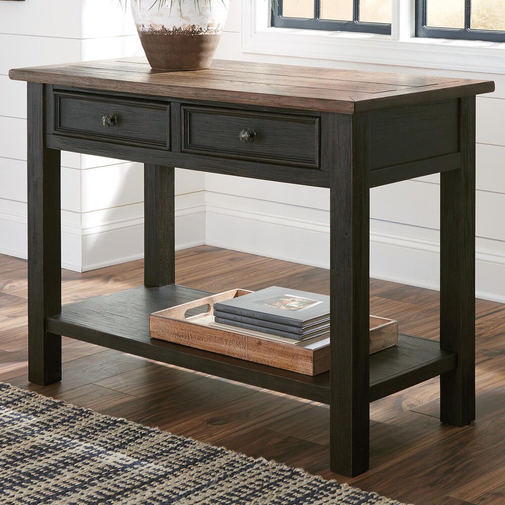Ashley Tyler Creek Sofa Table in Grayish Brown and Black, , large