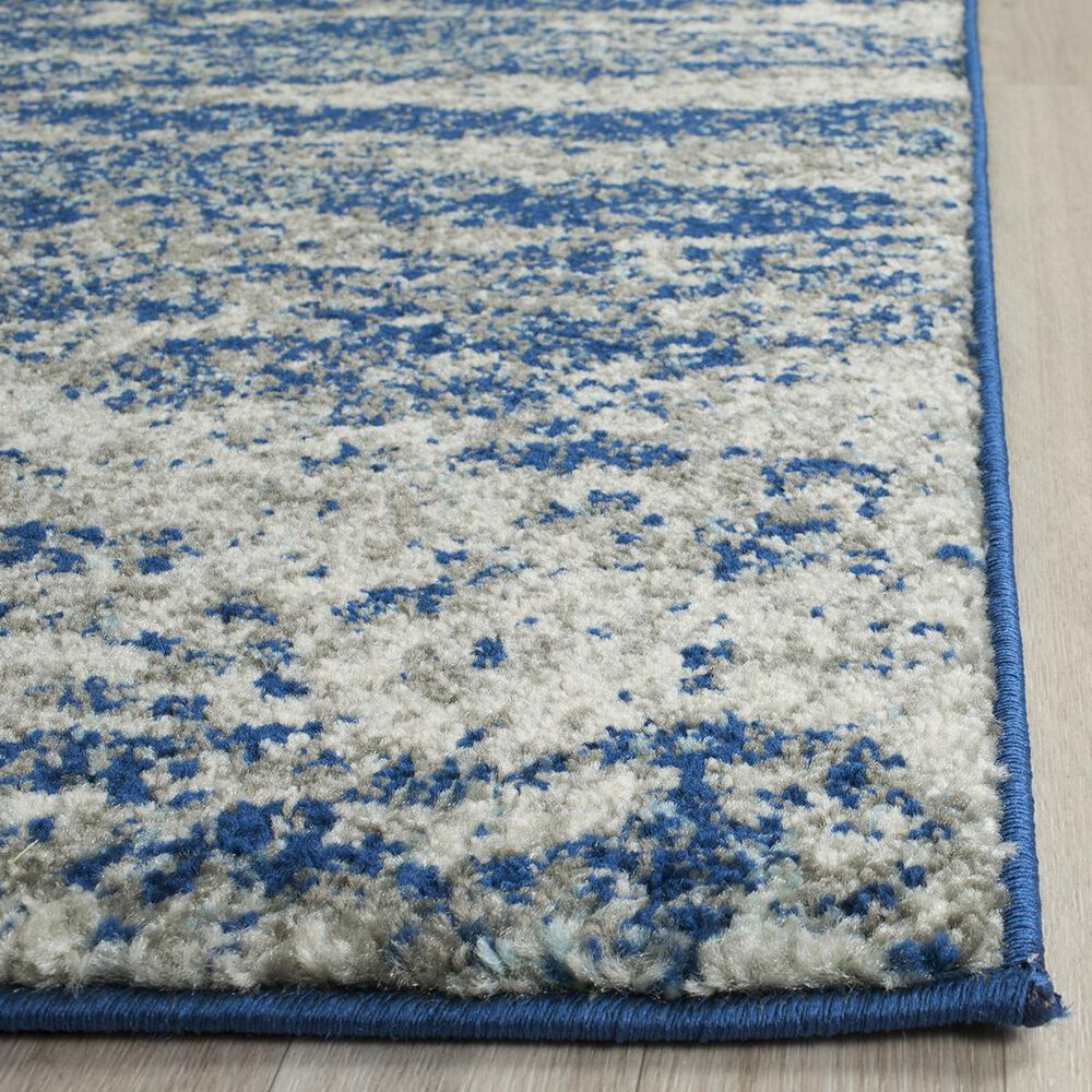 Safavieh Evoke EVK272A 2&#39;2&quot; x 11&#39; Navy and Ivory Runner, , large