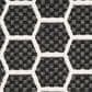 Nourison Twist Reversible 8" Round Black Indoor/Outdoor Area Rug, , large