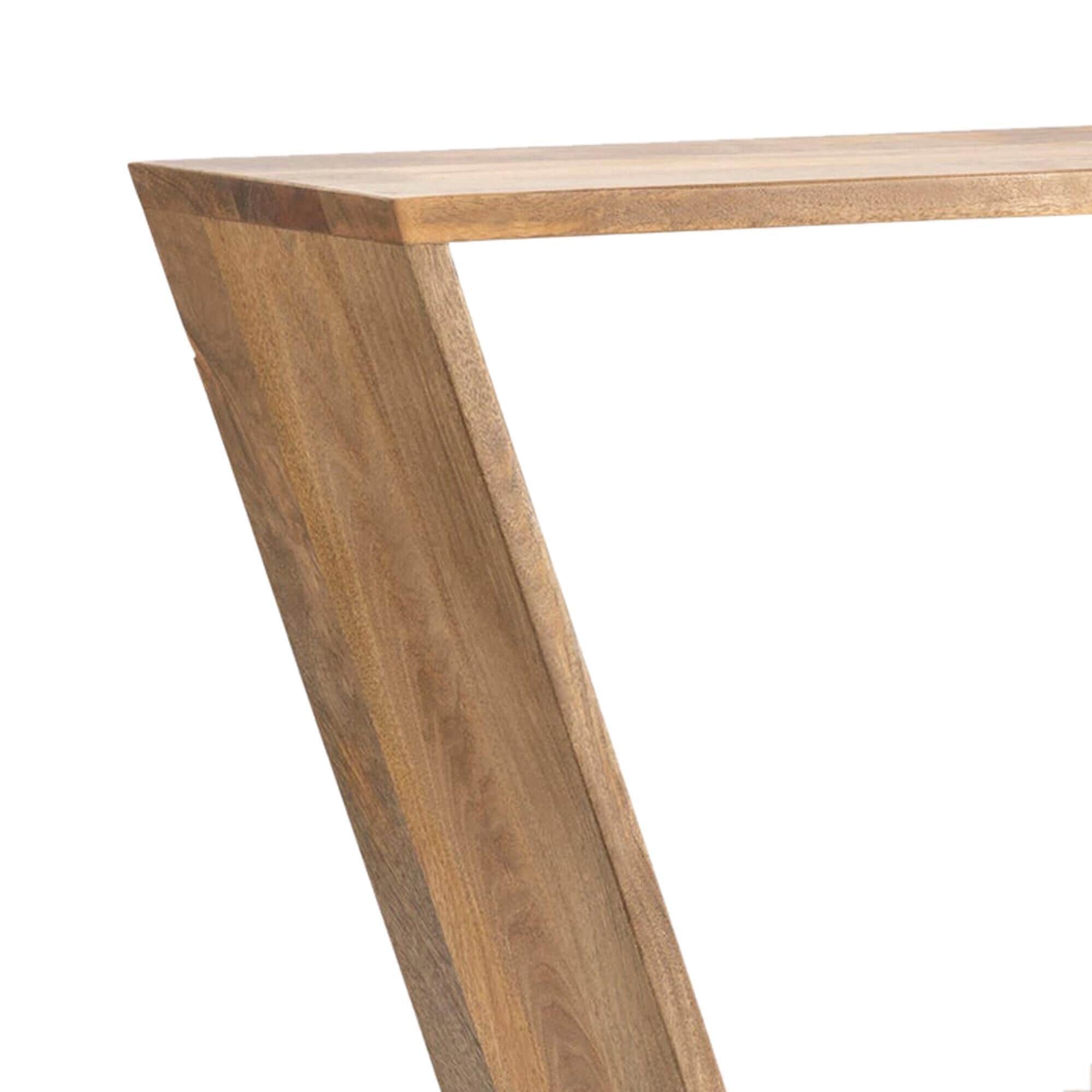 Angled online console table