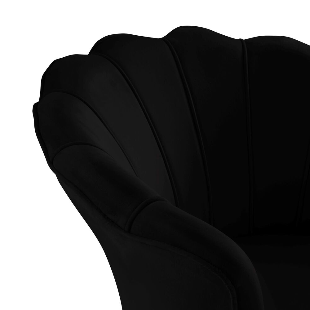Lilola Home Angelina Accent Chair in Black, , large