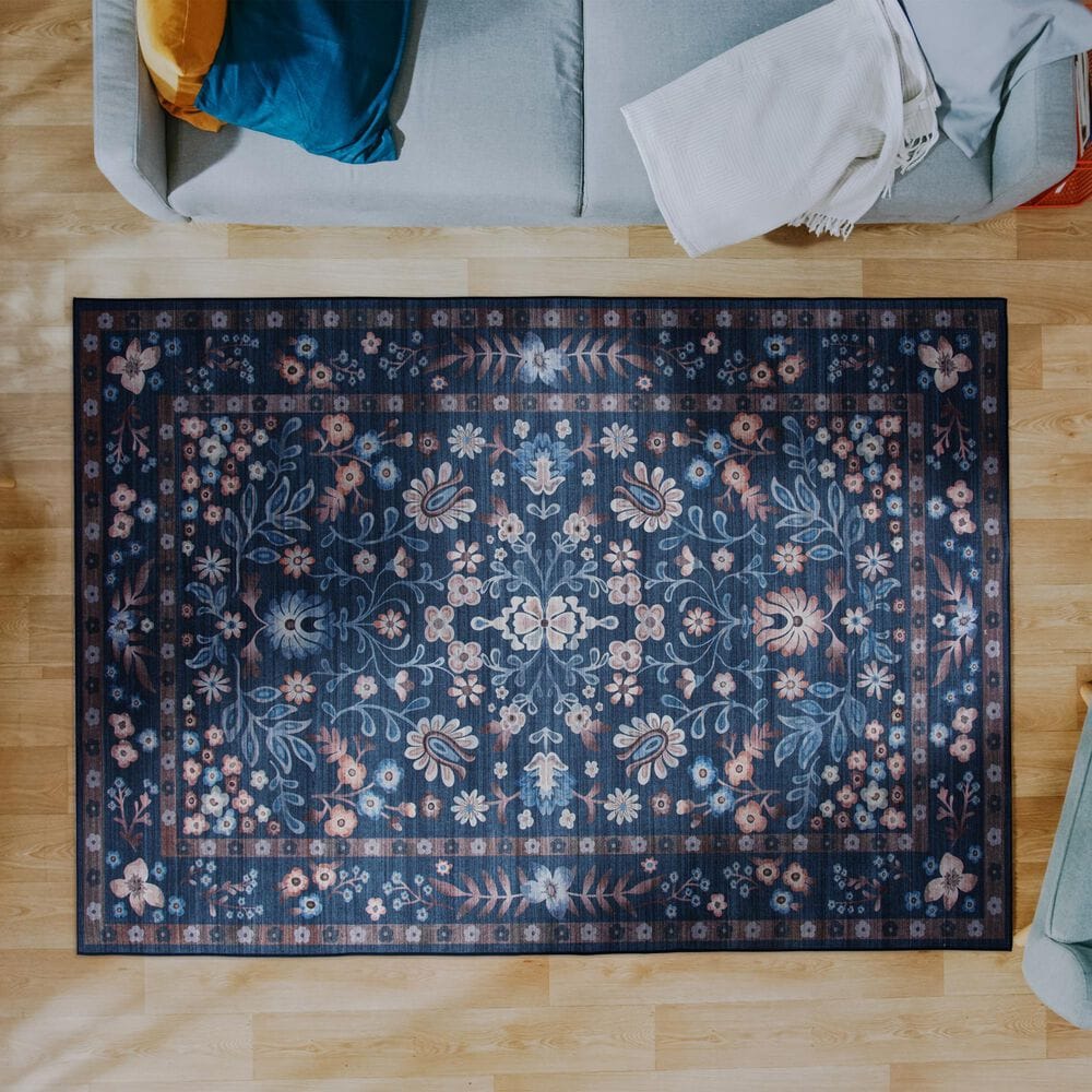 Central Oriental Tianna Lottie Multicolor 5' x 7' Area Rug, , large