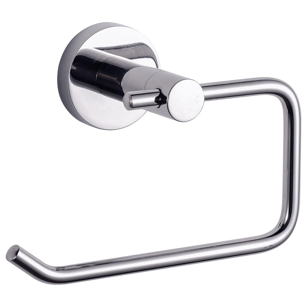 Lexora Home Bagno Nera Stainless Steel Paper Holder in Chrome, , large