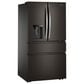 Whirlpool 29 Cu. Ft. French Door Refrigerator with Reach Through Handles in Fingerprint-Resistant Black Stainless Steel, , large