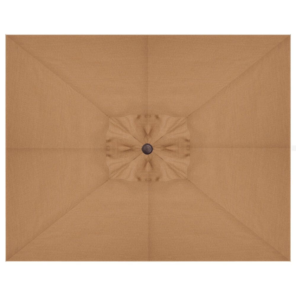 Treasure Garden 10&#39;x13&#39; Cantilever Umbrella with Bronze Base in Straw, , large