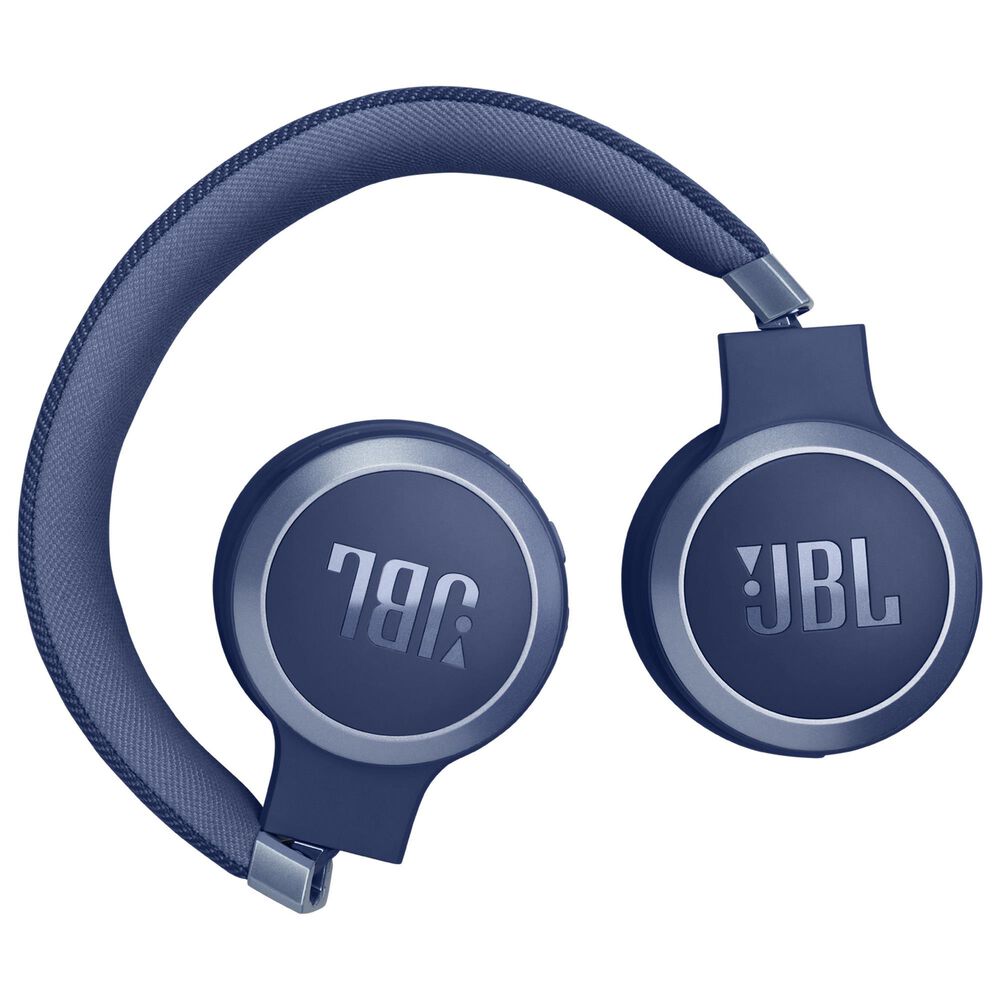 JBL Wireless On-Ear Headphones with True Adaptive Noise Cancelling in Blue, , large