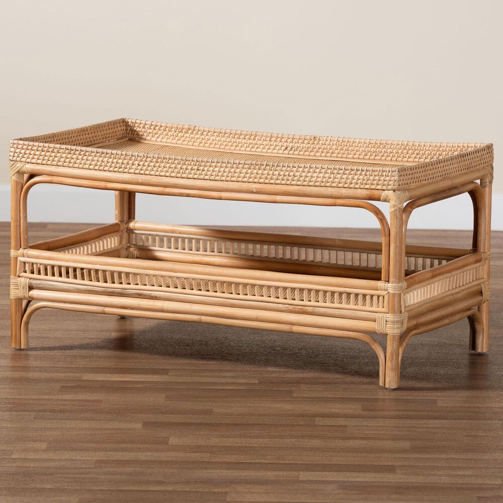 Baxton Studio Lombok Coffee Table in Natural, , large