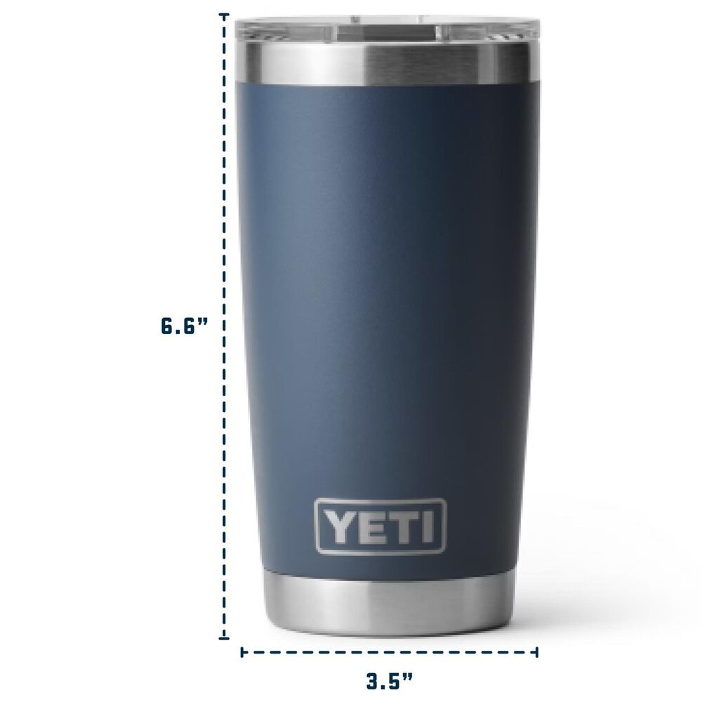YETI Rambler 20 Oz Tumbler with MagSlider Lid in Black, , large