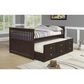 Forest Grove Twin Bed with Trundle in Dark Cappuccino, , large