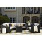 Ashley Beachcroft Square End Table in Black and Light Gray, , large