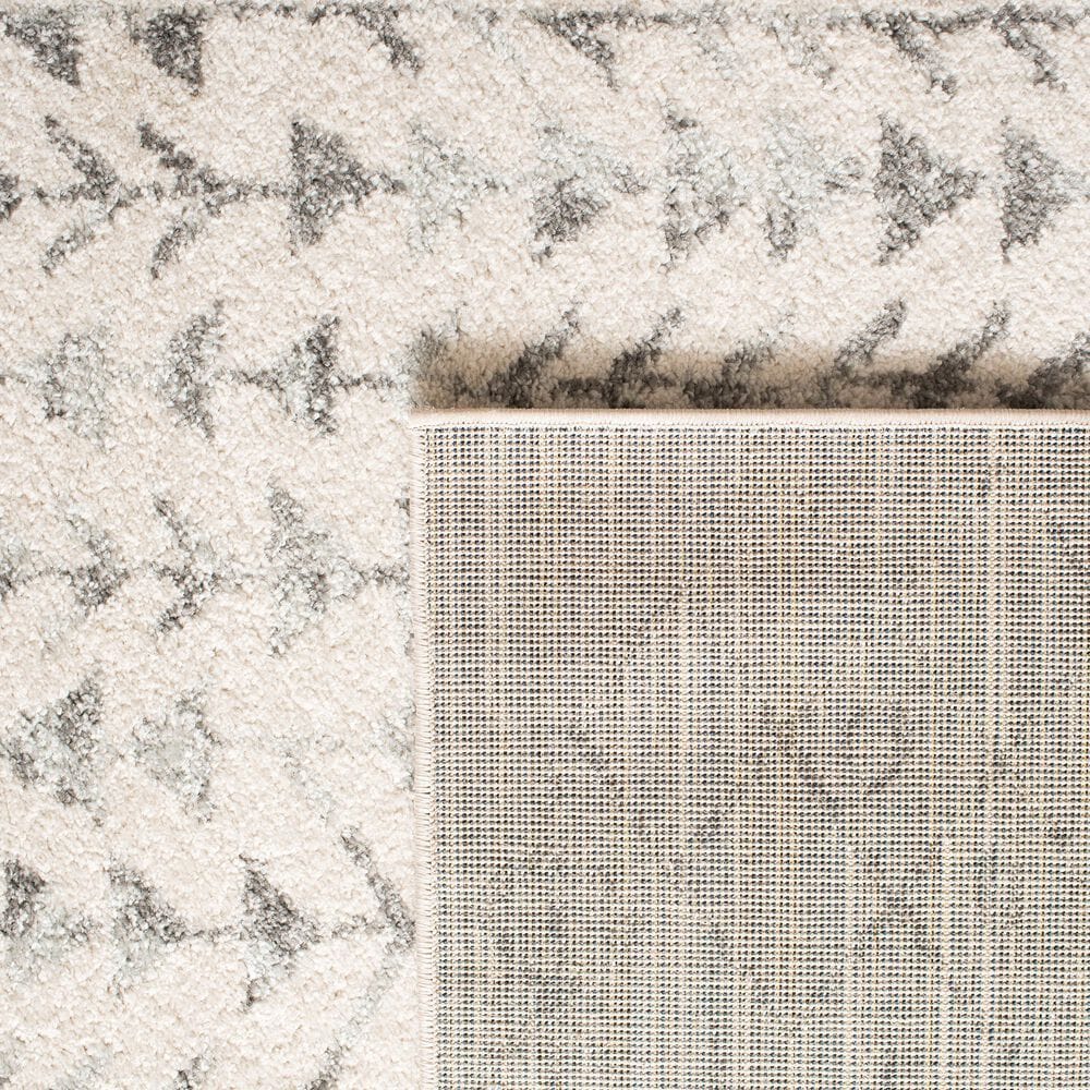 Safavieh Tulum TUL262A 6&#39;7&quot; Square Ivory and Grey Area Rug, , large