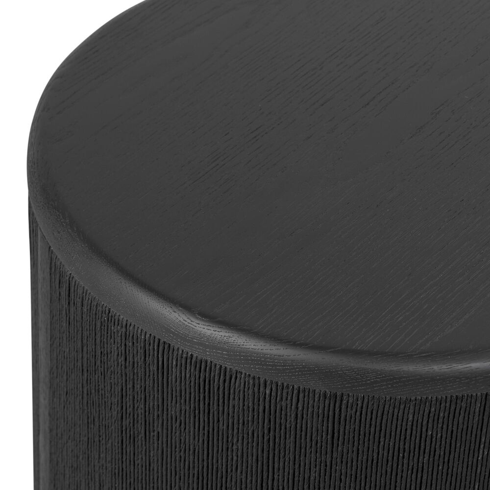 Four Hands Rosenell End Table in Black Oak, , large