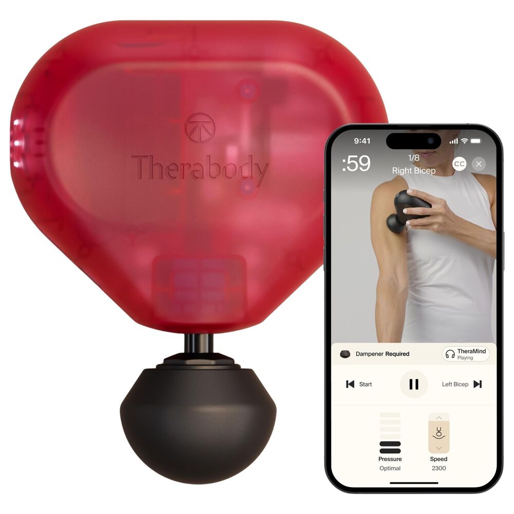 Therabody Theragun Mini Gen 3 Y2K Edition in Strawberry Splash, , large