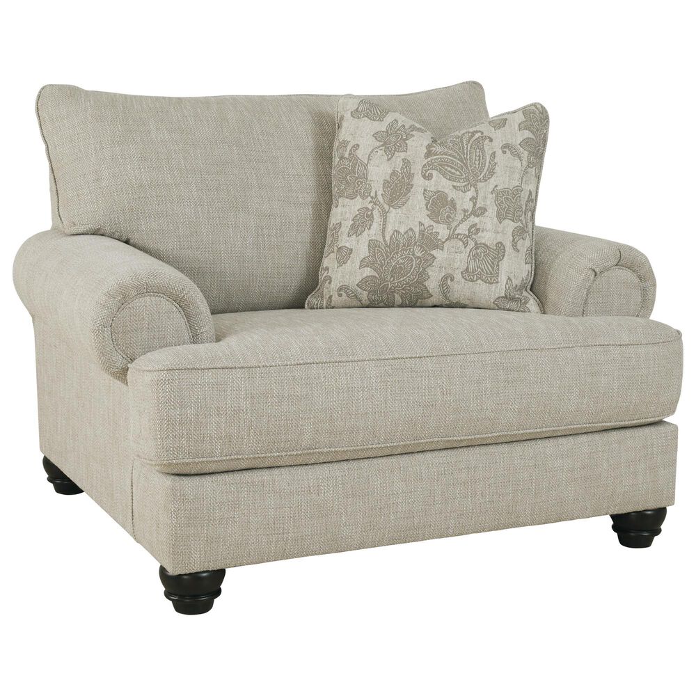 Ashley Asanti Oversized Chair and a Half in Fog, , large