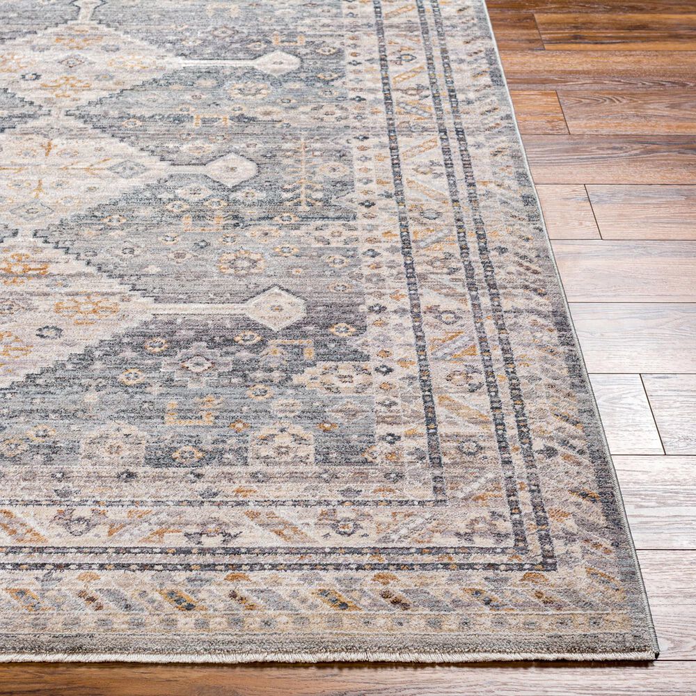 Surya Aida 2&#39;7&quot; x 4&#39;11&quot; Medium Gray, Gray, Beige, Charcoal and Tan Area Rug, , large