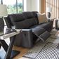 Ashley Mackmenville Manual Reclining Sofa in Carbon, , large