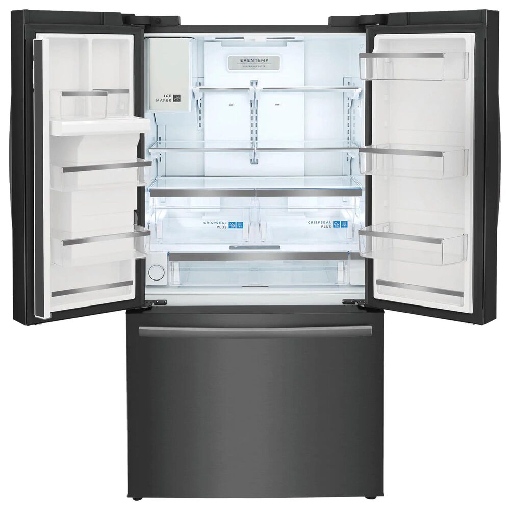 Frigidaire Gallery 22.6 Cu. Ft. Counter-Depth French Door Refrigerator in Black Stainless Steel, , large