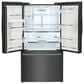 Frigidaire Gallery 22.6 Cu. Ft. Counter-Depth French Door Refrigerator in Black Stainless Steel, , large