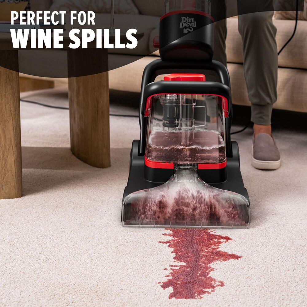 Dirt Devil Full Size Carpet Washer in Black and Red, , large