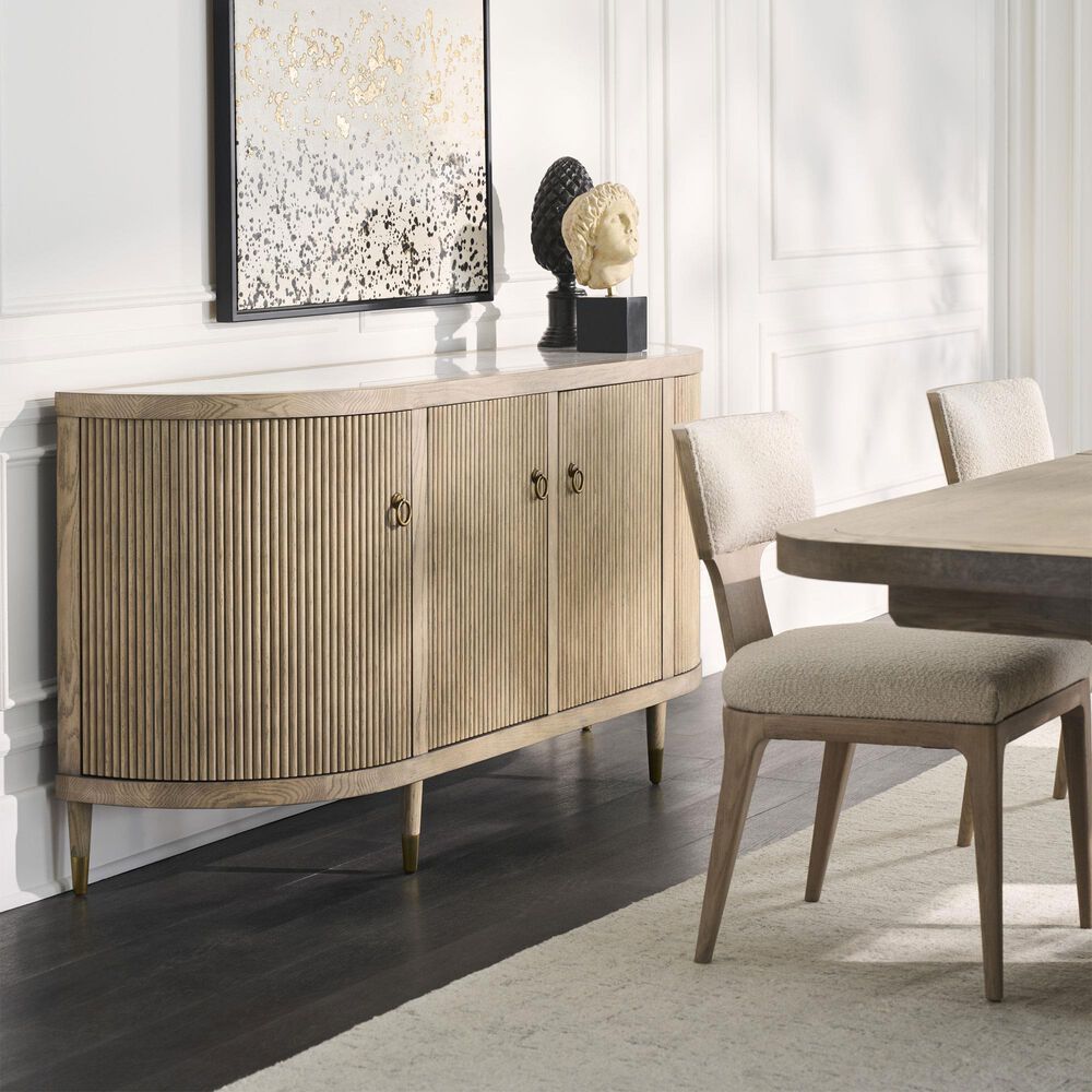 Fairfield Chair Everett Credenza in Biscotti and White, , large