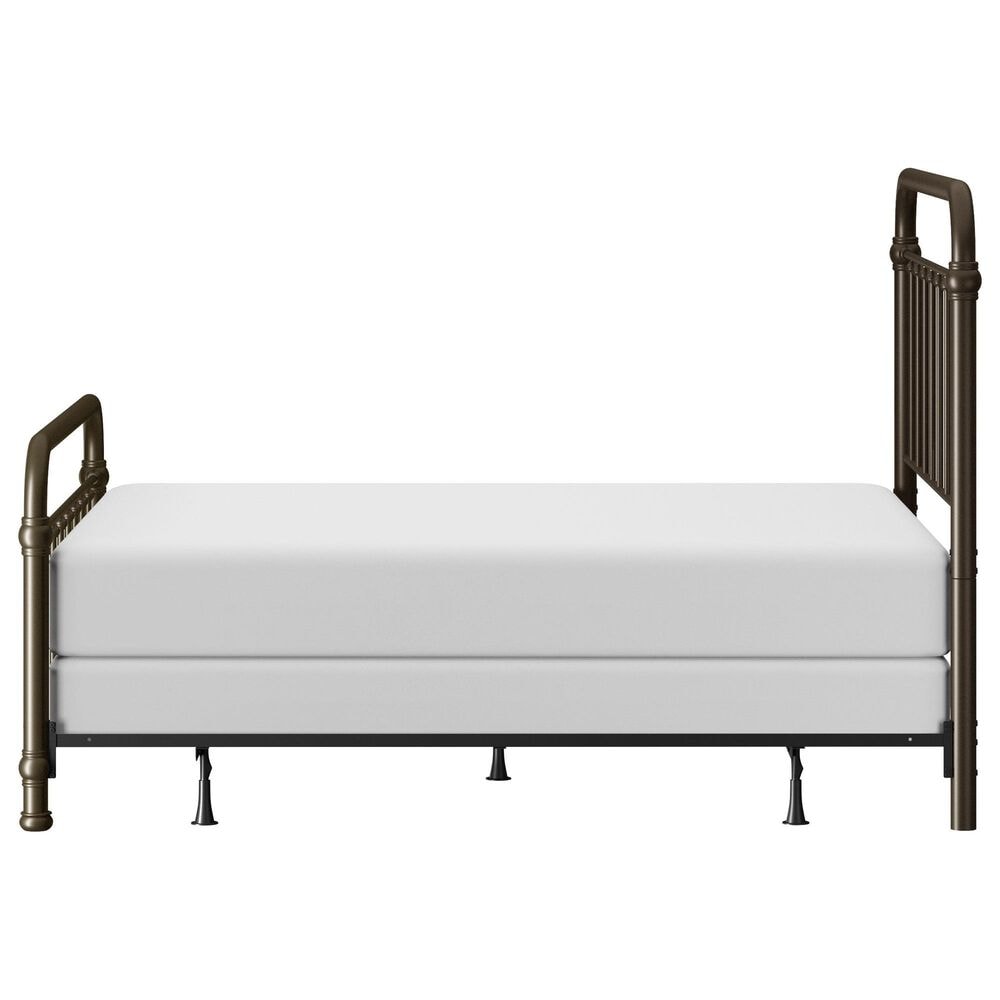 Richlands Furniture Kirkland Queen Slat Metal Bed in Dark Bronze, , large