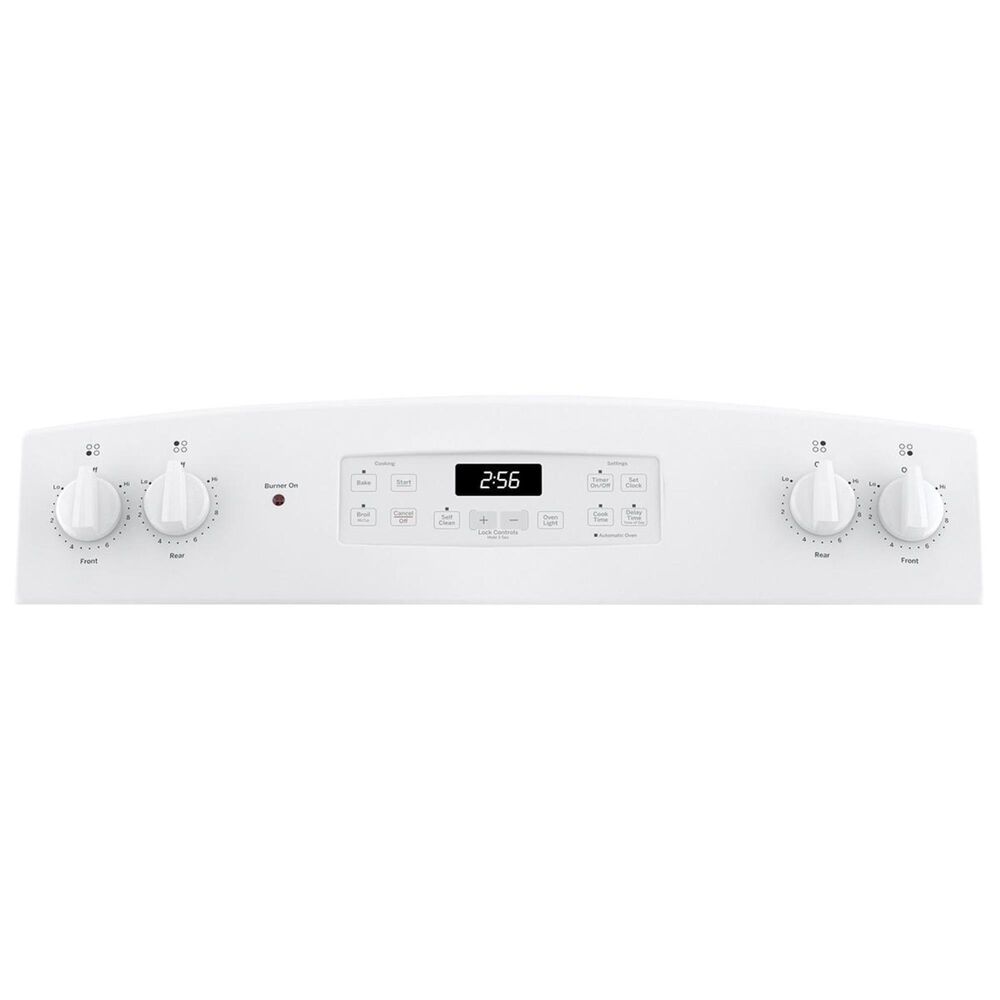 GE Appliances 30" Free-Standing Electric Range in White, , large