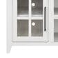 Legends Home Providence 66" TV Console in White and Bourbon, , large