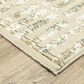 Oriental Weavers Reed RE12W 9"10" x 12"10" Ivory and Blue Area Rug, , large